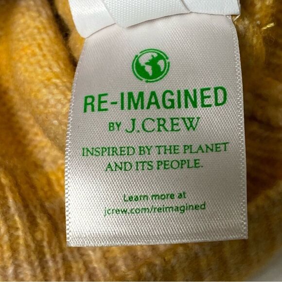 J.Crew Italian Space-Dyed 1/2 Zip Wool Cashmere Knit Sweater Womens Size Sml/Med - Picture 2 of 16